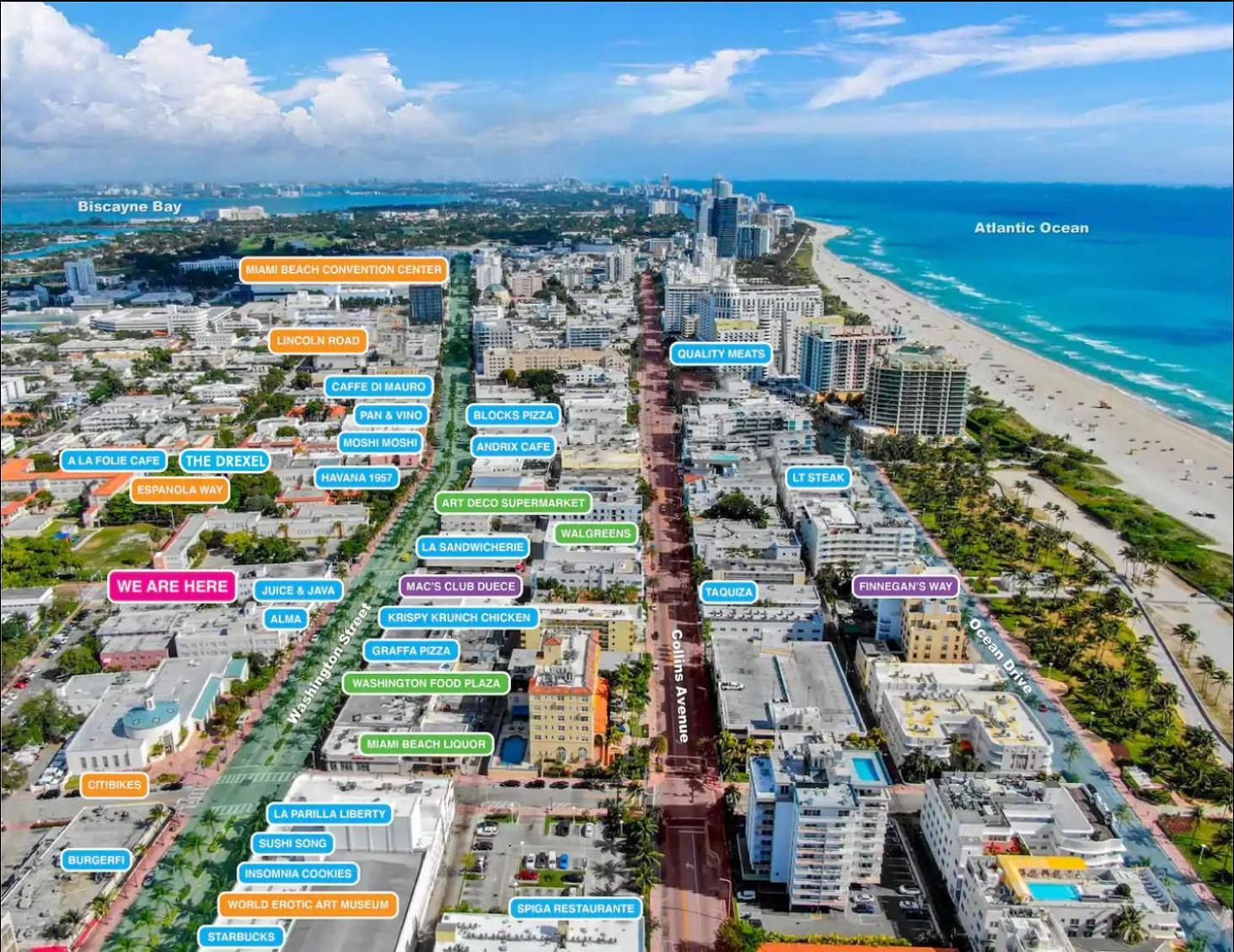 South Beach Steps To Ocean Drive Free Parking & Pet Friendly Miami Beach Extérieur photo
